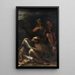 Le Rêve d'Énée - Salvator Rosa — indrammet kunstværk på væggen