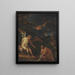 Tobias og englen - Salvator Rosa — indrammet kunstværk på væggen