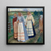 Lørdag aften - Carl Wilhelmson — indrammet kunstværk på væggen