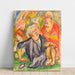 Reproduktion af maleriet Samtal - Nils Dardel