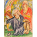 Reproduktion af maleriet Samtal - Nils Dardel