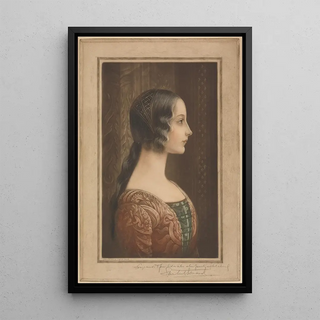 Samuel Arlent Edwards - Profile Portrait of a Renaissance Maiden.webp