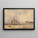 La Plage à Ostende - Samuel Austin — indrammet kunstværk på væggen