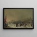 Givre sur la Tamise - Samuel Collings — indrammet kunstværk på væggen