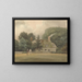 Cottage i Ayot St Lawrence-parken, Hertfordshire - Samuel Davis — indrammet kunstværk på væggen