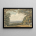 Vue lointaine du château de Windsor - Samuel Davis — indrammet kunstværk på væggen