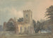 den gamle kirke i St Lawrence Ayot St Lawrence Hertfordshire - Samuel Davis — visning af kunstværket