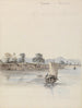 Vue sur la rivière près de Rajmahal - Samuel Davis — visning af kunstværket