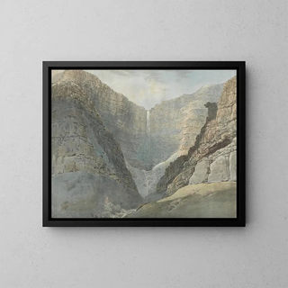 Samuel Davis - Rocky Gorge with a Waterfall.webp