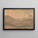 Snowdon, Gwynedd, Wales - Samuel Davis — indrammet kunstværk på væggen