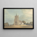 L'Église dans le parc de Knebworth - Samuel Davis — indrammet kunstværk på væggen