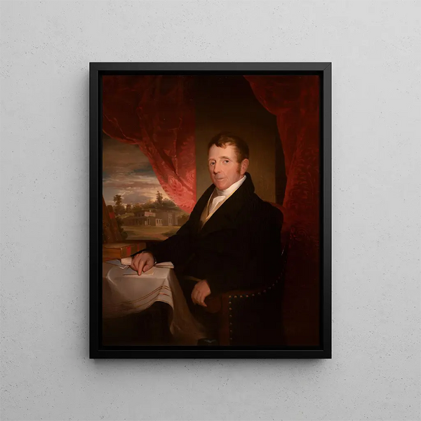 George Clarke - Samuel Finley Breese Morse — indrammet kunstværk på væggen