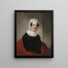 Lydia Coit Terry Mme Eliphalet Terry - Samuel Finley Breese Morse — indrammet kunstværk på væggen