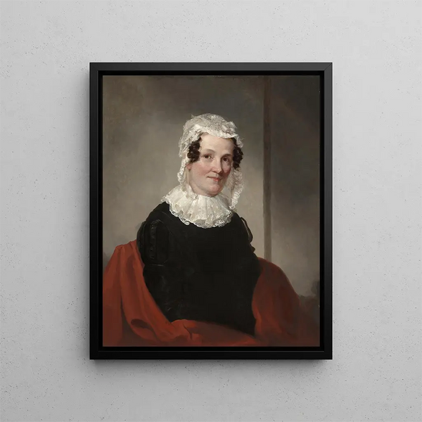 Lydia Coit Terry Mme Eliphalet Terry - Samuel Finley Breese Morse — indrammet kunstværk på væggen