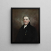 Portrait af Dr James E. B. Finley - Samuel Finley Breese Morse — indrammet kunstværk på væggen