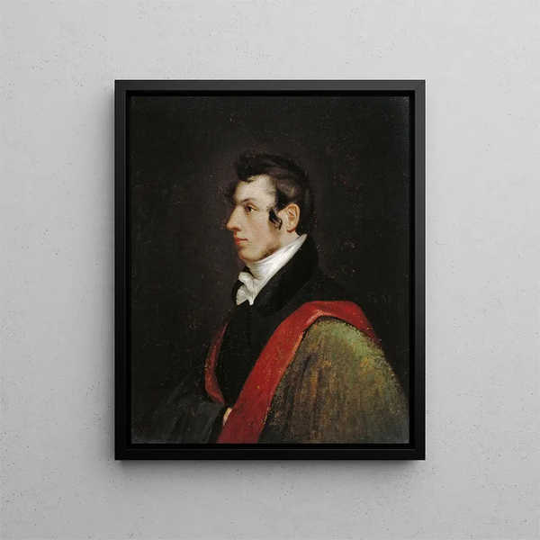 Selvportræt - Samuel Finley Breese Morse — indrammet kunstværk på væggen