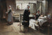 Evangeline, der opdager sin forlovede på hospitalet - Samuel G Richards — visning af kunstværket