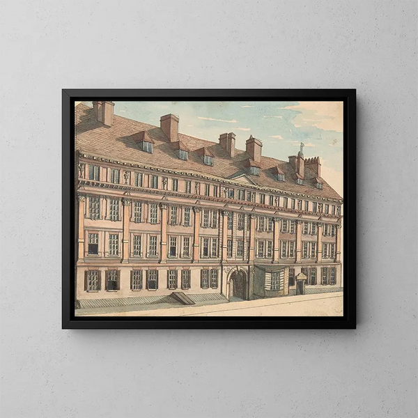 L'auberge de Furnival - Samuel Ireland — indrammet kunstværk på væggen