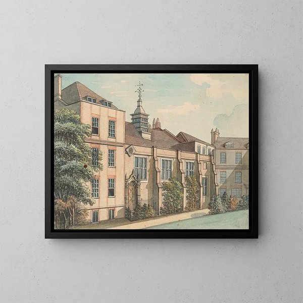 Staple Inn - Samuel Ireland — indrammet kunstværk på væggen