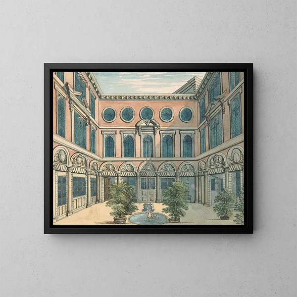 Hotel des chandeliers de suif - Samuel Ireland — indrammet kunstværk på væggen