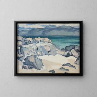 Iona - Samuel John Peploe — indrammet kunstværk på væggen