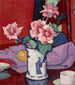 Vase chinois à roses roses - Samuel John Peploe — visning af kunstværket