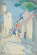Gadebillede i Frankrig - Samuel John Peploe — visning af kunstværket
