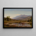 Franchissant le Ruisseau, Montagnes de Franconia, New Hampshire - Samuel Lancaster Gerry — indrammet kunstværk på væggen