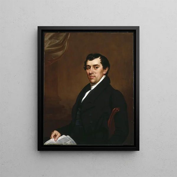 David Leavitt - Samuel Lovett Waldo — indrammet kunstværk på væggen