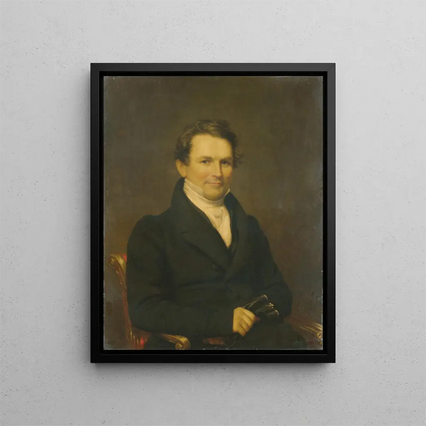 Edward Kellogg - Samuel Lovett Waldo — indrammet kunstværk på væggen