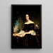 Portrait af Mme Sackett - Samuel Lovett Waldo — indrammet kunstværk på væggen