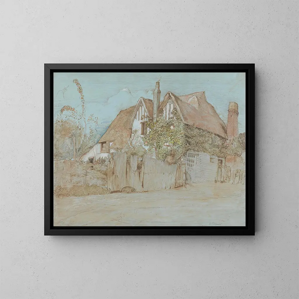 Cottage de lierre à Shoreham - Samuel Palmer — indrammet kunstværk på væggen