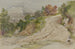 Rute i et italiensk bjerglandskab - Samuel Palmer — visning af kunstværket