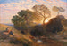 Solnedgang - Samuel Palmer — visning af kunstværket