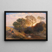 Solnedgang - Samuel Palmer — indrammet kunstværk på væggen