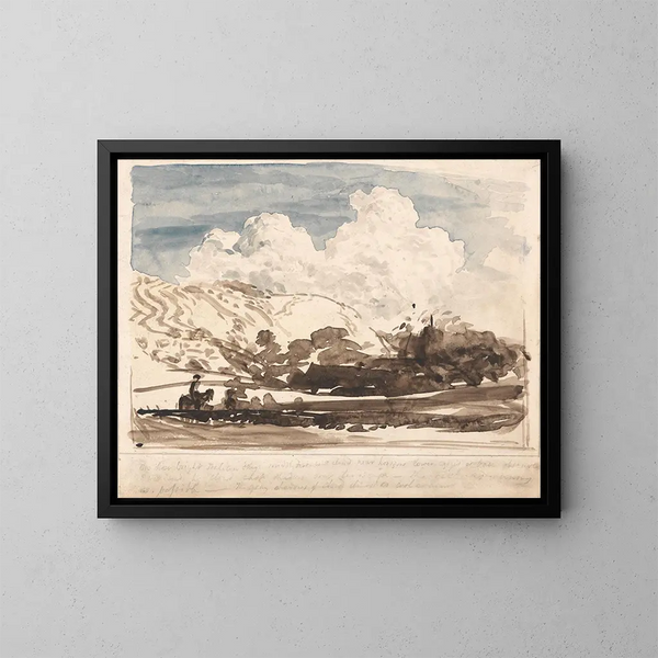 Le Nuage Lumineux - Samuel Palmer — indrammet kunstværk på væggen