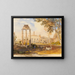 Le Forum romain - Samuel Palmer — indrammet kunstværk på væggen