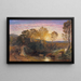 L'Heure dorée - Samuel Palmer — indrammet kunstværk på væggen