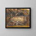 Le chariot de bois - Samuel Palmer — indrammet kunstværk på væggen