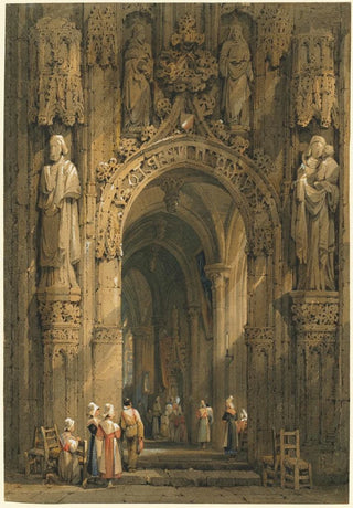 Samuel Prout - Interior of a Cathedral.webp