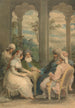 Prins Rasselas og hans søster, der taler i deres sommerpalads ved Nilen - Samuel Shelley — visning af kunstværket