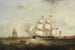 La gazelle entrant dans la Mersey - Samuel Walters — visning af kunstværket