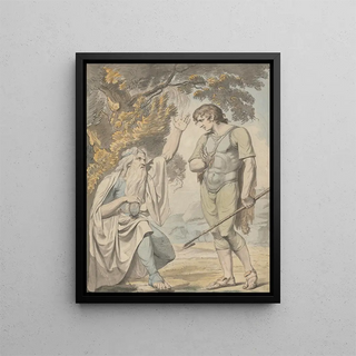 Samuel Woodforde - A Bard and a Shepherd.webp
