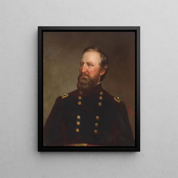 William Starke Rosecrans - Samuel Woodson Price — indrammet kunstværk på væggen