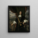 Portrait af Mattheus van den Broucke 1620-1685 Rådmand for Inderne - Samuel van Hoogstraten — indrammet kunstværk på væggen