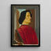Giuliano de Médicis - Sandro Botticelli — indrammet kunstværk på væggen