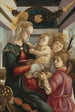 Den Jomfru med barnet med engle - Sandro Botticelli — visning af kunstværket