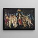 Le Printemps - Sandro Botticelli — indrammet kunstværk på væggen