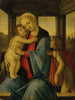 Den Jomfru med barnet med den lille hellige Johannes Døberen - Sandro Botticelli — visning af kunstværket