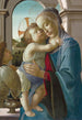 Den Jomfru med barnet med en engel - Sandro Botticelli — visning af kunstværket